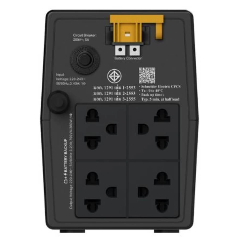 APC BVG700I MSN H4 Bộ Lưu Điện UPS APC BVG700I-MSN - 700VA/360W - Tower - Ảnh 4