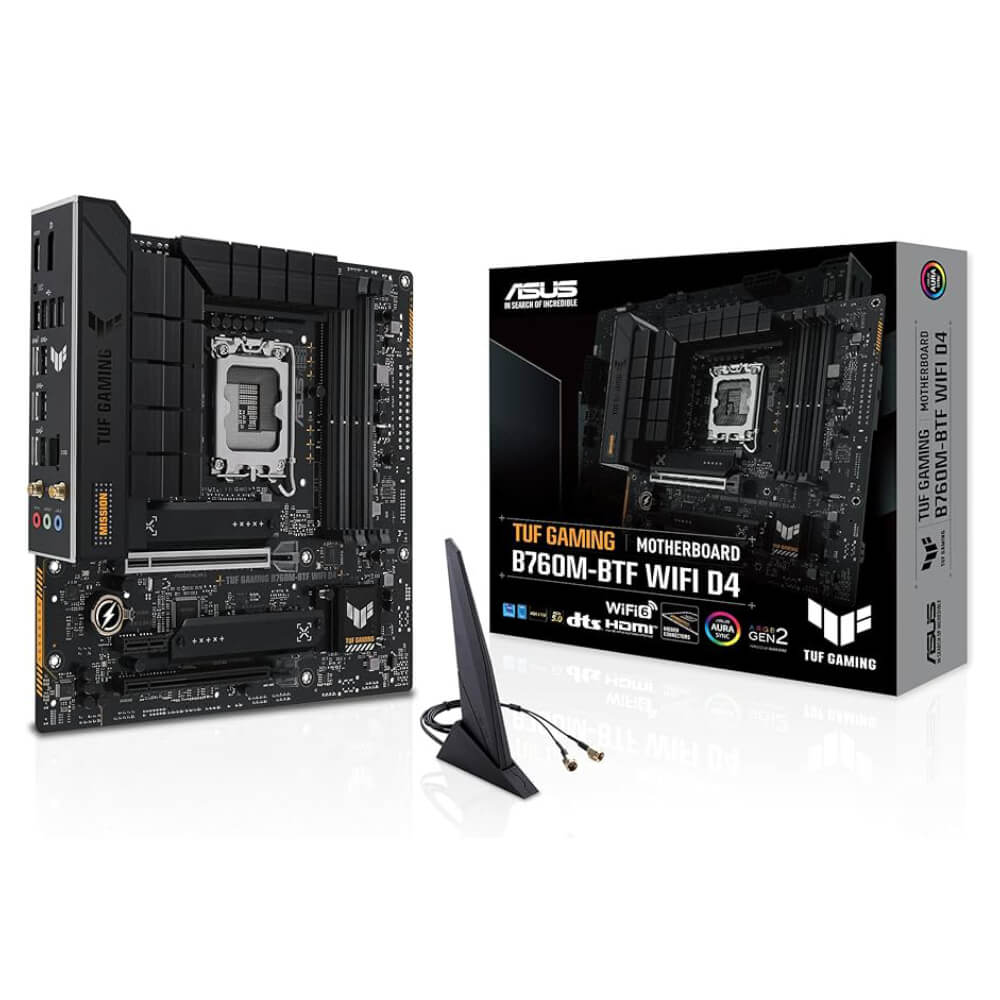 ASUS TUF GAMING B760M BTF WIFI D4 H1 ASUS TUF GAMING B760M-BTF WIFI D4 - Socket 1700