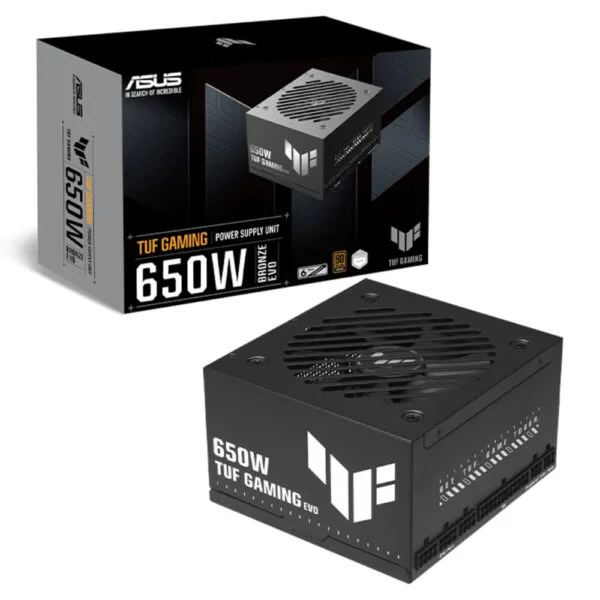 ASUS TUF Gaming 650W Bronze EVO H1 Asus TUF Gaming 650W Bronze EVO - 80 Plus Bronze - Full Modular PSU