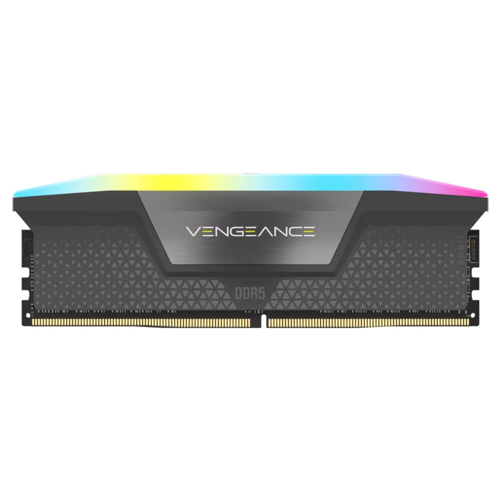 Corsair VENGEANCE RGB Grey Heatspreader H1 Corsair Vengeance RGB Grey Heatspreader - 16GB (1x16GB) DDR5 - Bus 6000MHz Cas 36