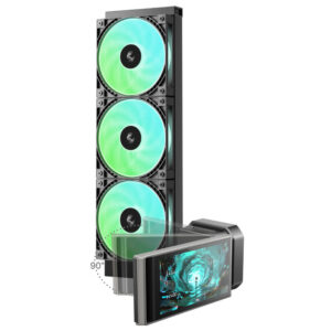 Deepcool LT360 VISION ARGB Black H2 DeepCool LT360 VISION ARGB Black - 360mm AIO Liquid CPU Cooler