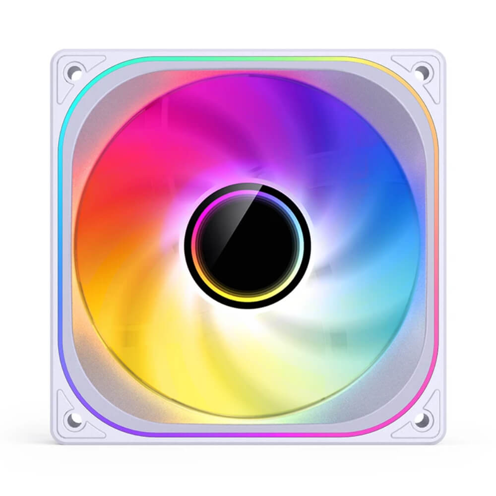 JONSBO ZB 120W H2 JONSBO ZB-120W/WR WHITE - ARGB Fan Case - Ảnh 2
