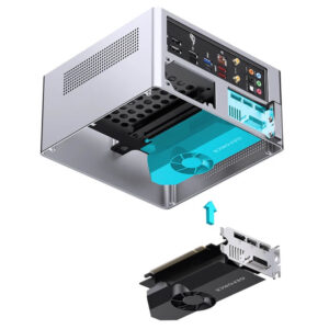 Jonsbo NV10 Silver H5 Jonsbo NV10 Silver - ITX Case
