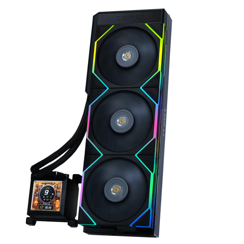Lian Li HydroShift LCD 360TL Black H1 Lian Li HydroShift LCD 360TL Black - 360mm Liquid Cooler