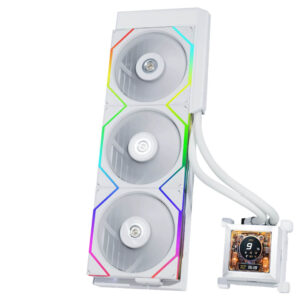 Lian Li HydroShift LCD 360TL White H2 Lian Li HydroShift LCD 360TL White - 360mm Liquid Cooler