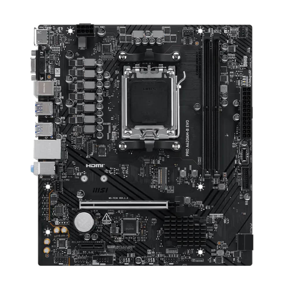 MSI A620AM B EVO H2 MSI A620AM-B EVO - Socket AM5 - Ảnh 2