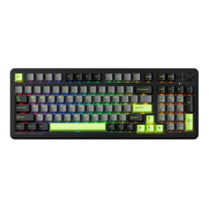 Machenike KG98 Tri mode RGB Black H1 Machenike KG98 Tri-mode RGB - Wireless Gaming Mechanical Keyboard