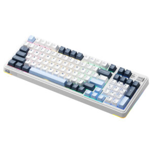 Machenike KG98 Tri mode RGB White H3 Machenike KG98 Tri-mode RGB - Wireless Gaming Mechanical Keyboard
