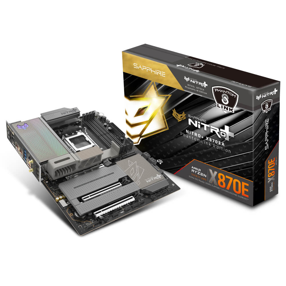 SAPPHIRE NITRO X870EA WIFI7 PhantomLink Edition H1 SAPPHIRE NITRO+ X870EA PhantomLink Edition - Socket AM5