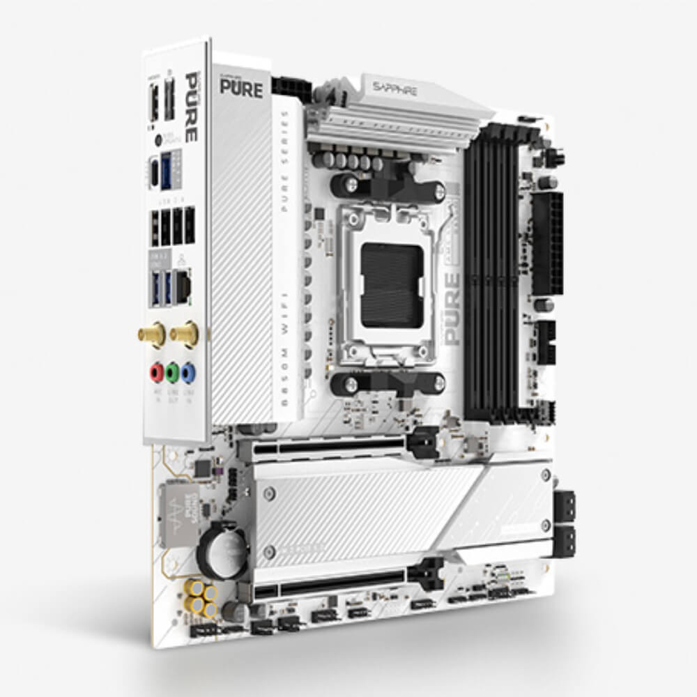SAPPHIRE PURE B850M WIFI H3 SAPPHIRE PURE B850M WIFI - Socket AM5 - Ảnh 3