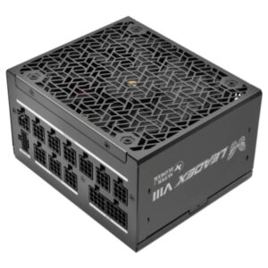 SuperFlower LEADEX VIII Platinum Pro 1200W ATX3.1 Cybenetics Platinum Den H2 Super Flower LEADEX VIII Platinum PRO 1200W Black - ATX 3.1 - 1000W Cybenetics Platinum - Full Modular PSU