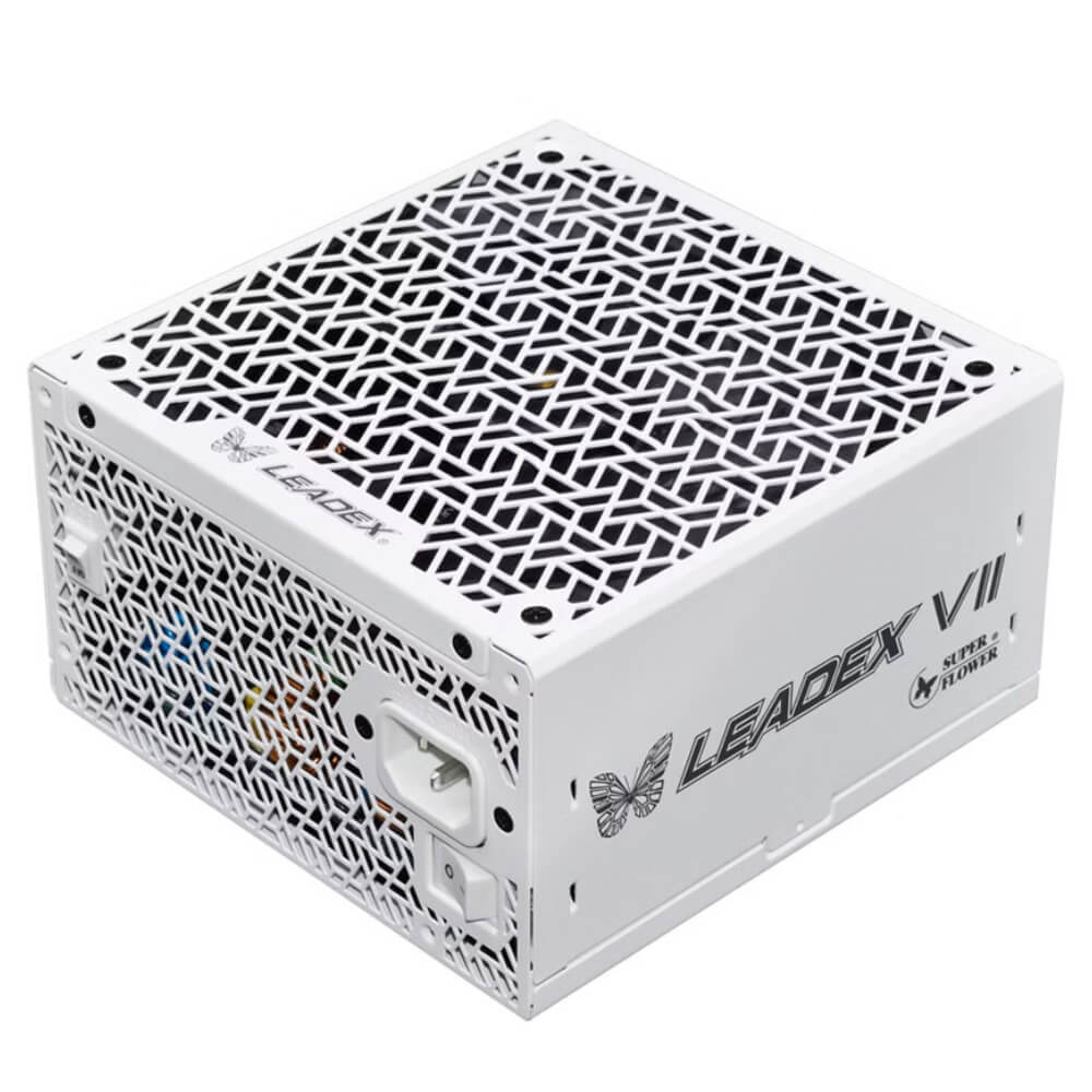 SuperFlower LEADEX VIII Platinum Pro 1200W Trang H1 Super Flower LEADEX VIII Platinum PRO 1200W White - ATX 3.1 - 1000W Cybenetics Platinum - Full Modular PSU