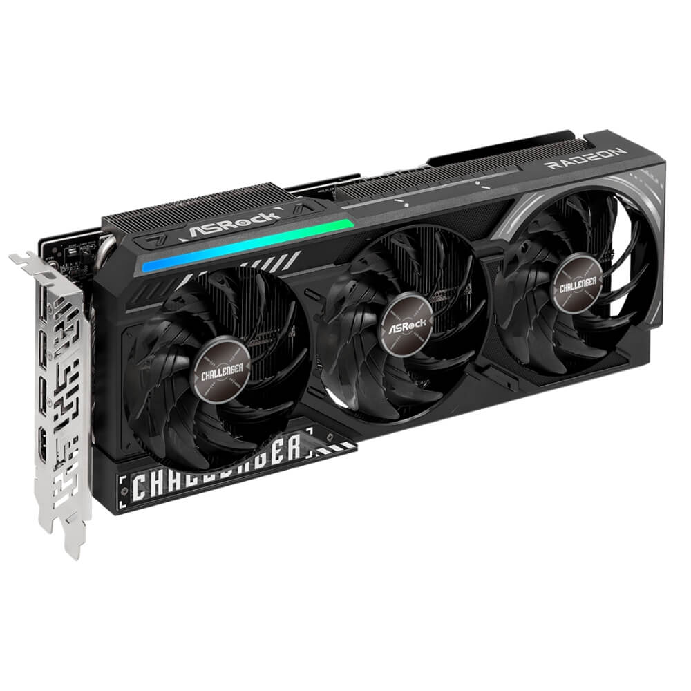 ASRock Radeon RX 9070 XT Challenger 16GB H3 ASRock Radeon™ RX 9070 XT Challenger 16GB - 16GB GDDR6 - Ảnh 3