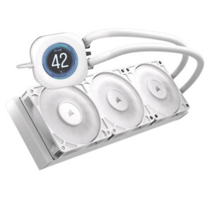 Corsair NAUTILUS 360 RS LCD White H2 Corsair NAUTILUS 360 RS LCD White - 360mm Liquid CPU Cooler