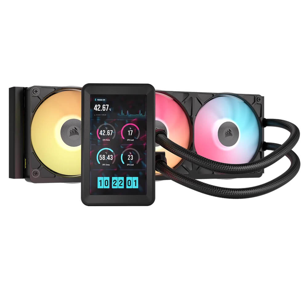 Corsair iCUE LINK TITAN II 360 Ultra LX RGB LCD Corsair iCUE LINK TITAN II ULTRA 360 LX LCD Black - 360mm Liquid CPU Cooler