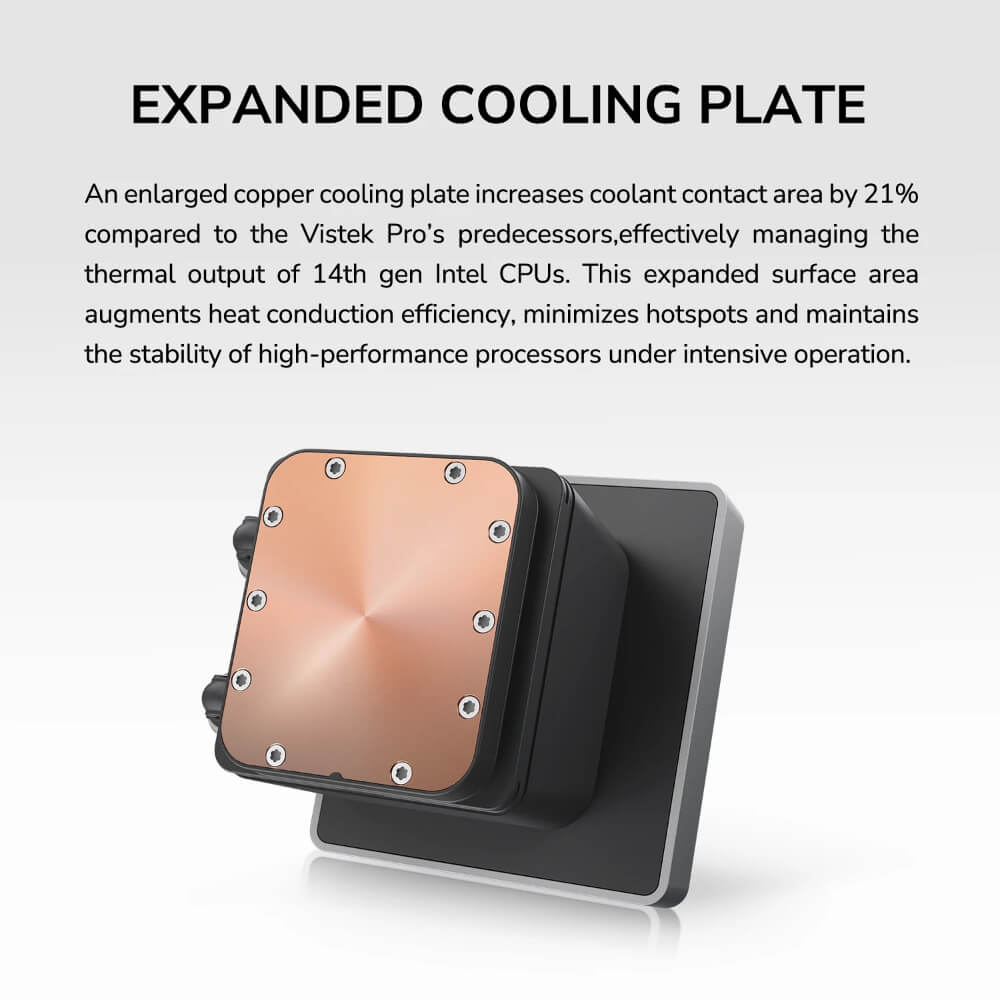 Cougar POSEIDON VISTEK PRO ARGB 360 H7 Cougar POSEIDON VISTEK PRO ARGB 360 White - 360mm Liquid Cooler - Ảnh 11
