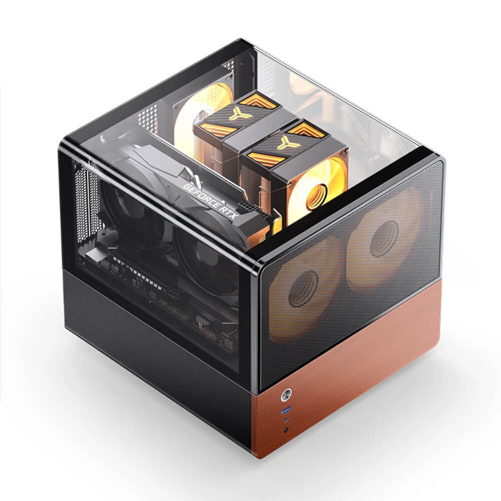 Jonsbo V12 Black H2 Jonsbo V12 Black - M-ATX Case