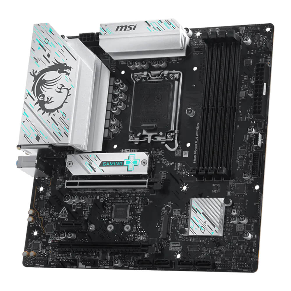 MSI B760M GAMING PLUS WIFI GEN5 H4 MSI B760M GAMING PLUS WIFI GEN5 - Socket 1700 - Ảnh 4