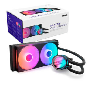 NZXT Kraken Core 240 RGB - 240 mm RGB AIO Liquid Cooler