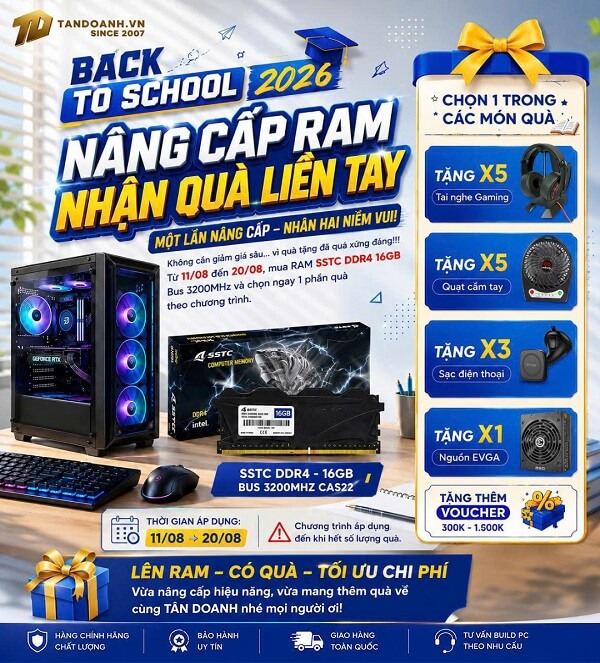 Sale RAM SSTC 11.08 Tân Doanh