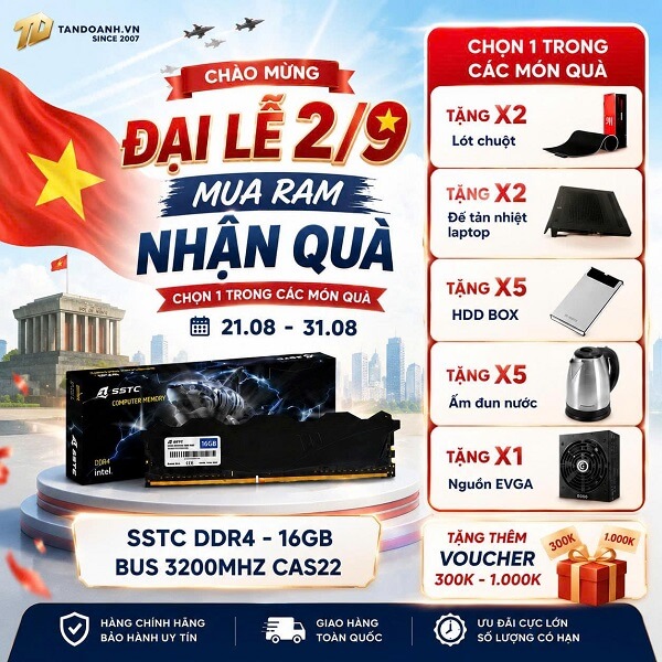 Sale RAM SSTC 22.08 Tân Doanh