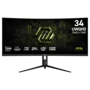 MSI MAG 342CQRF E20 - 34 inch UWQHD VA | 200Hz | 0.5ms | Curved Monitor