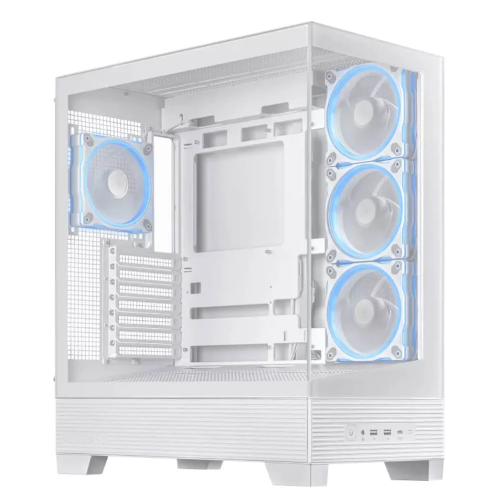 ASUS A31 PLUS White H2 ASUS A31 PLUS White - Mid-Tower Case support for hidden-connector motherboards - Ảnh 2