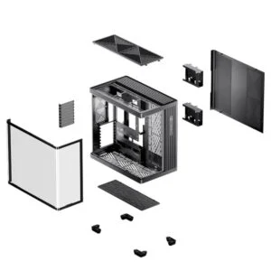 Jonsbo TK 4 Black H7 Jonsbo TK-4 Black - Mid-Tower Case - Ảnh 7
