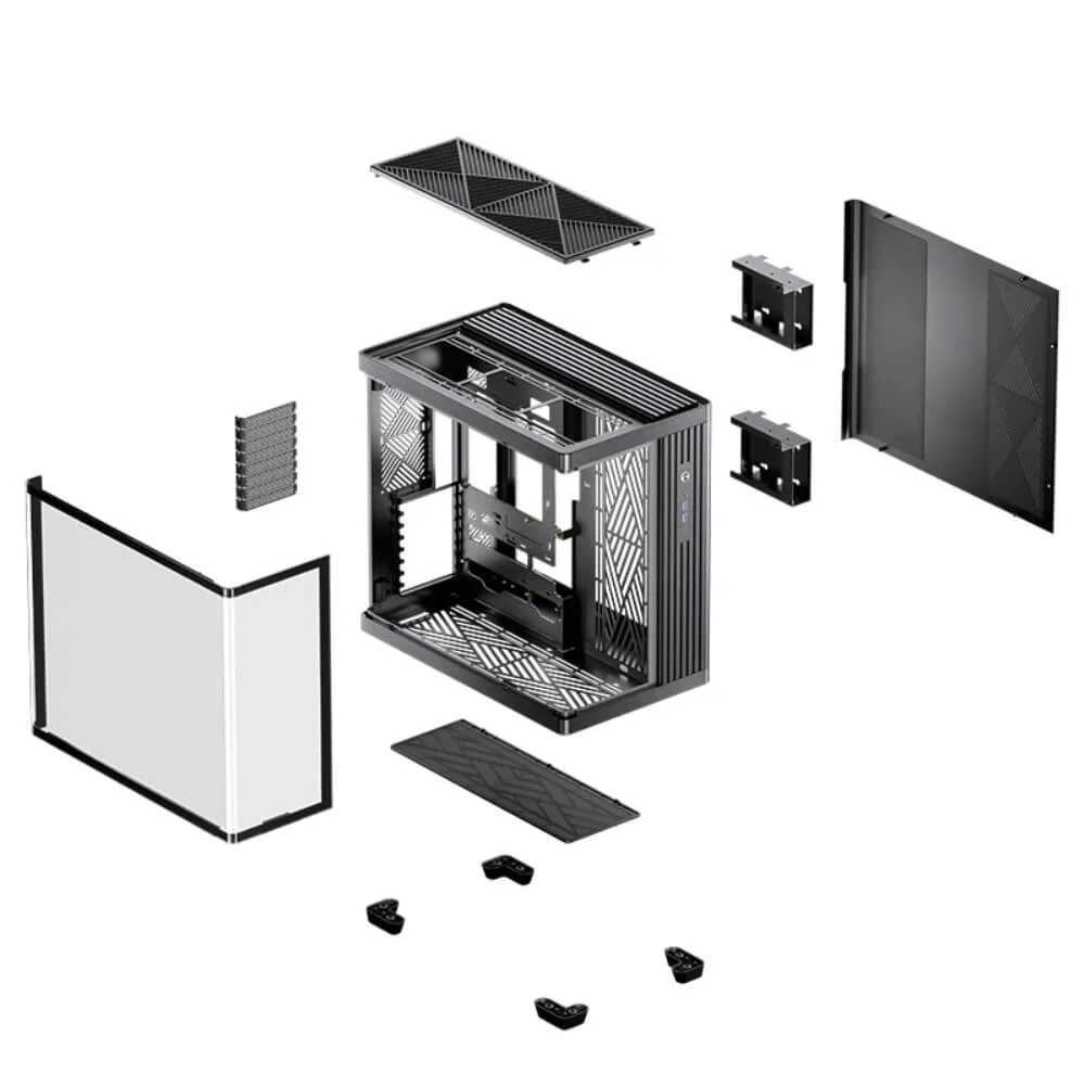 Jonsbo TK 4 Black H7 Jonsbo TK-4 Black - Mid-Tower Case - Ảnh 7