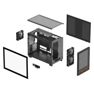 Ocypus Delta C40 Digital Black - Mini-Tower Compact M-ATX Chassis - Ảnh 8