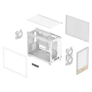 Ocypus Delta C40 Digital White H8 Ocypus Delta C40 Digital White - Mini-Tower Compact M-ATX Chassis - Ảnh 8