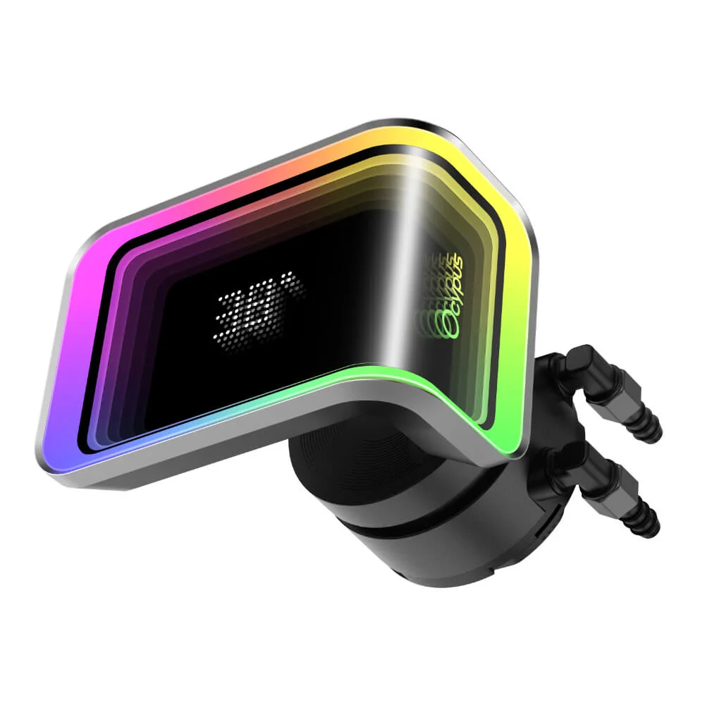 Ocypus Delta L36 Elite ARGB Digital Black H2 Ocypus Delta L36 Elite ARGB Digital Black - 360mm ARGB AIO Liquid Cooler - Ảnh 2